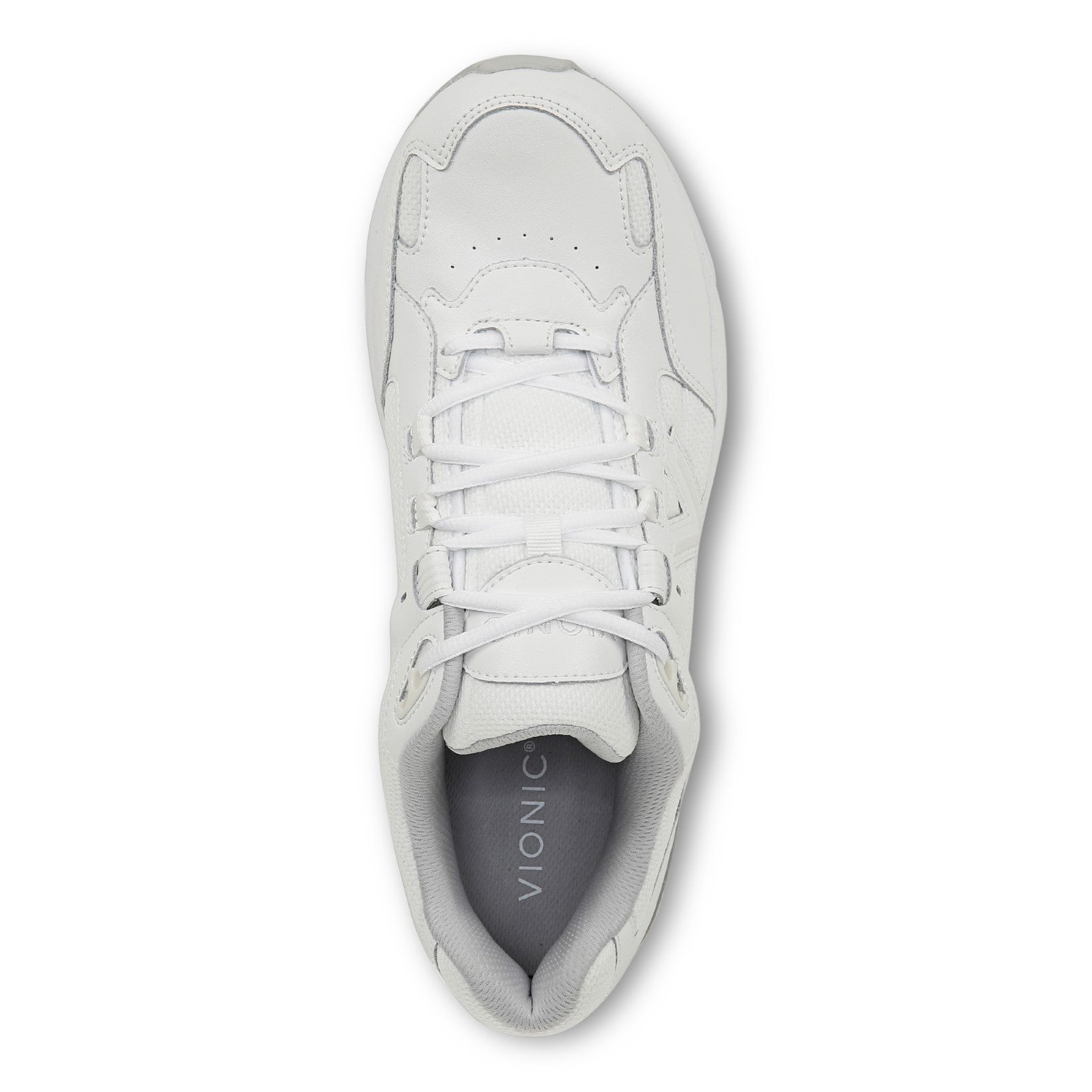 Vionic 23walk 2.0 Men's Orthotic Oxford/Lace-Up Sneaker - White - Top