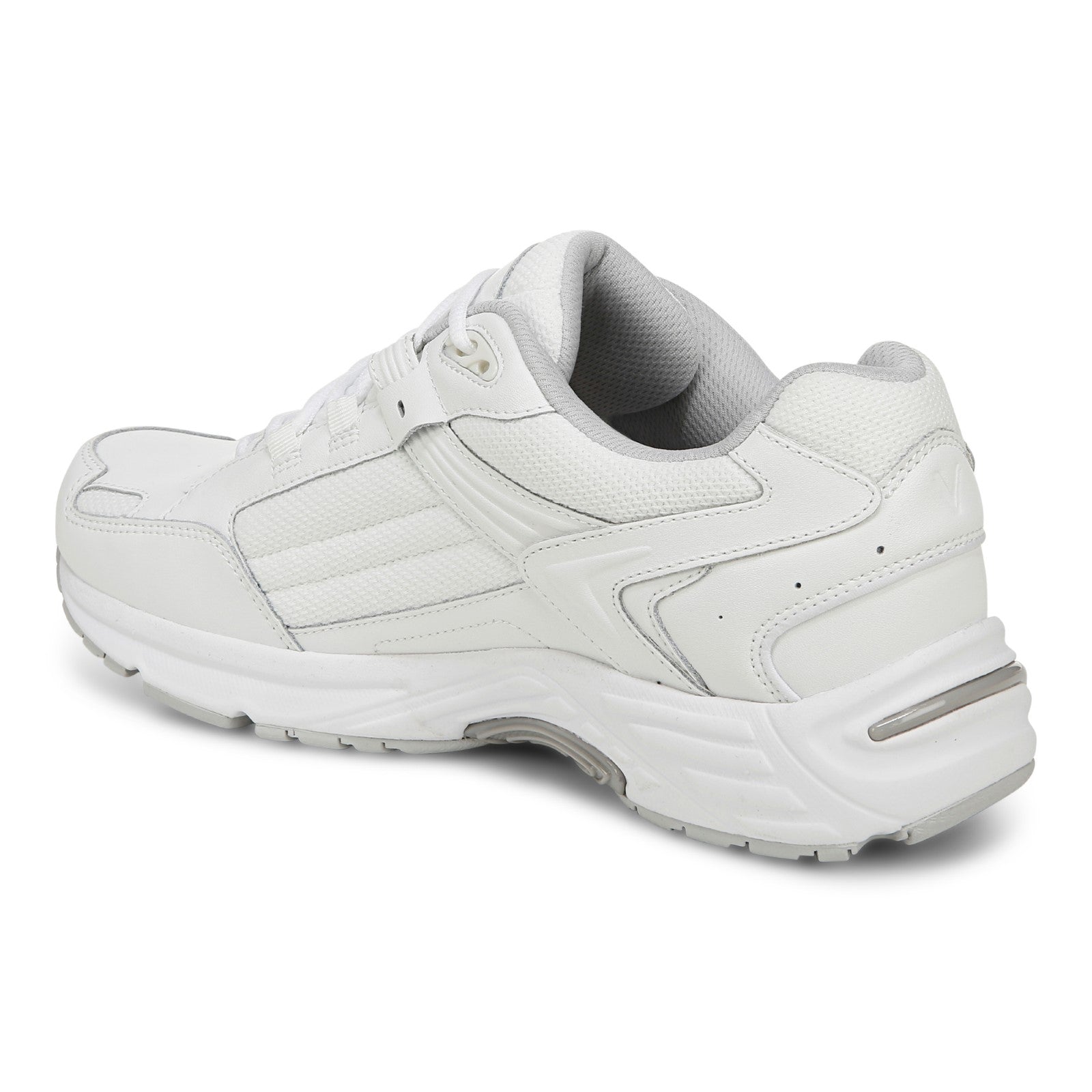 Vionic 23walk 2.0 Men's Orthotic Oxford/Lace-Up Sneaker - White - Back angle