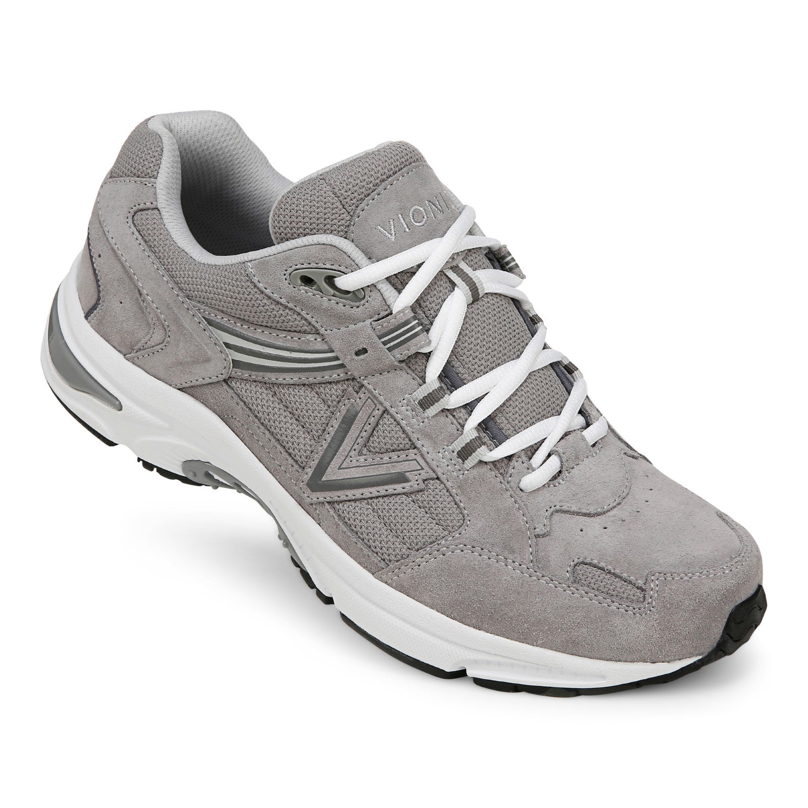 Vionic 23walk 2.0 Men's Orthotic Oxford/Lace-Up Sneaker - Light Grey - 23WALK 2.0-J2244L2020-LIGHT GREY-13fl-med