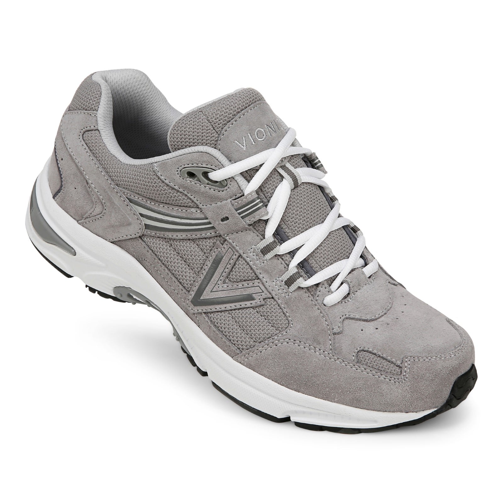 Vionic 23walk 2.0 Men's Orthotic Oxford/Lace-Up Sneaker - Light Grey - 23WALK 2.0-J2244L2020-LIGHT GREY-13fl-med