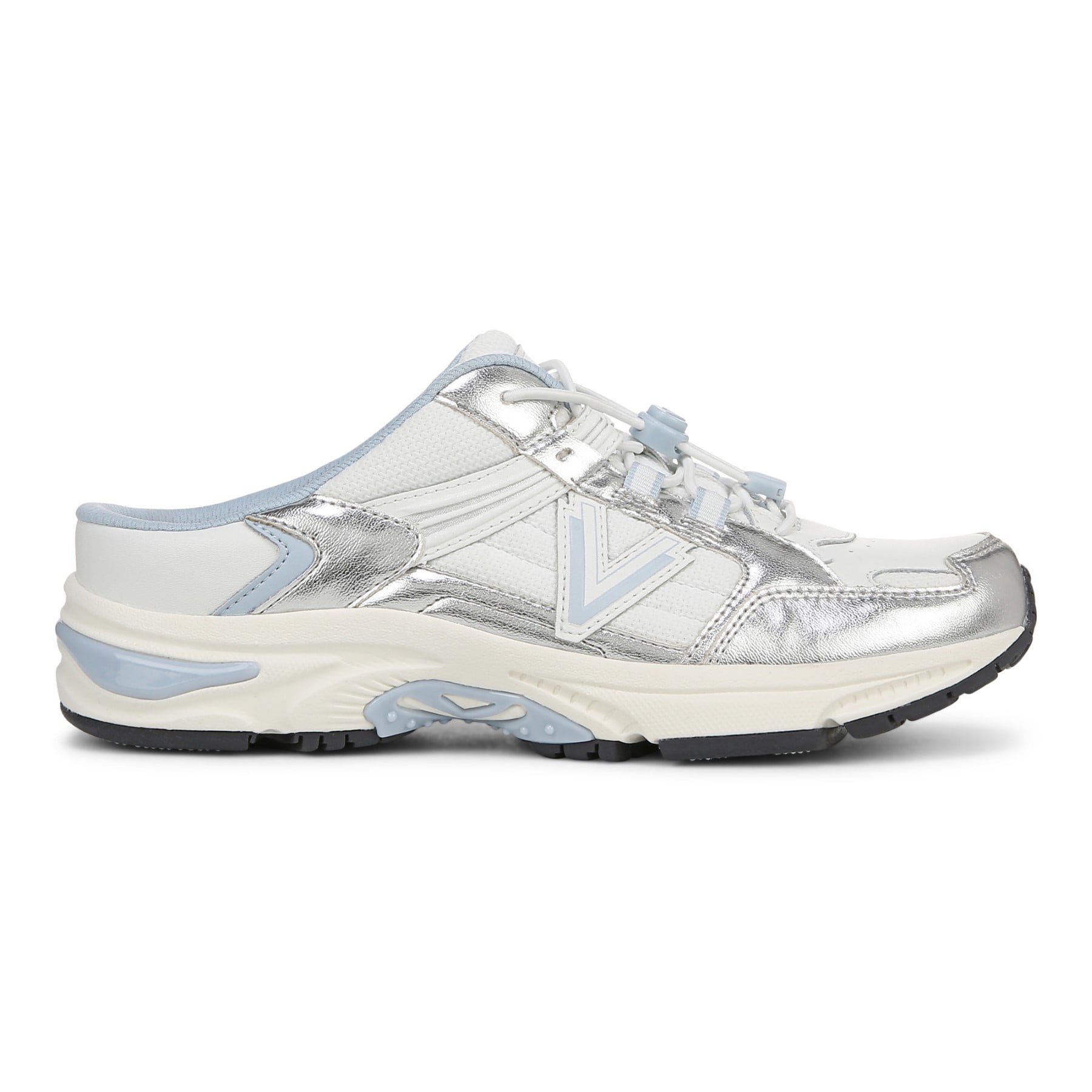 Vionic 23walk 2.0 Men's Orthotic Oxford/Lace-Up Sneaker - White/silver - Right side