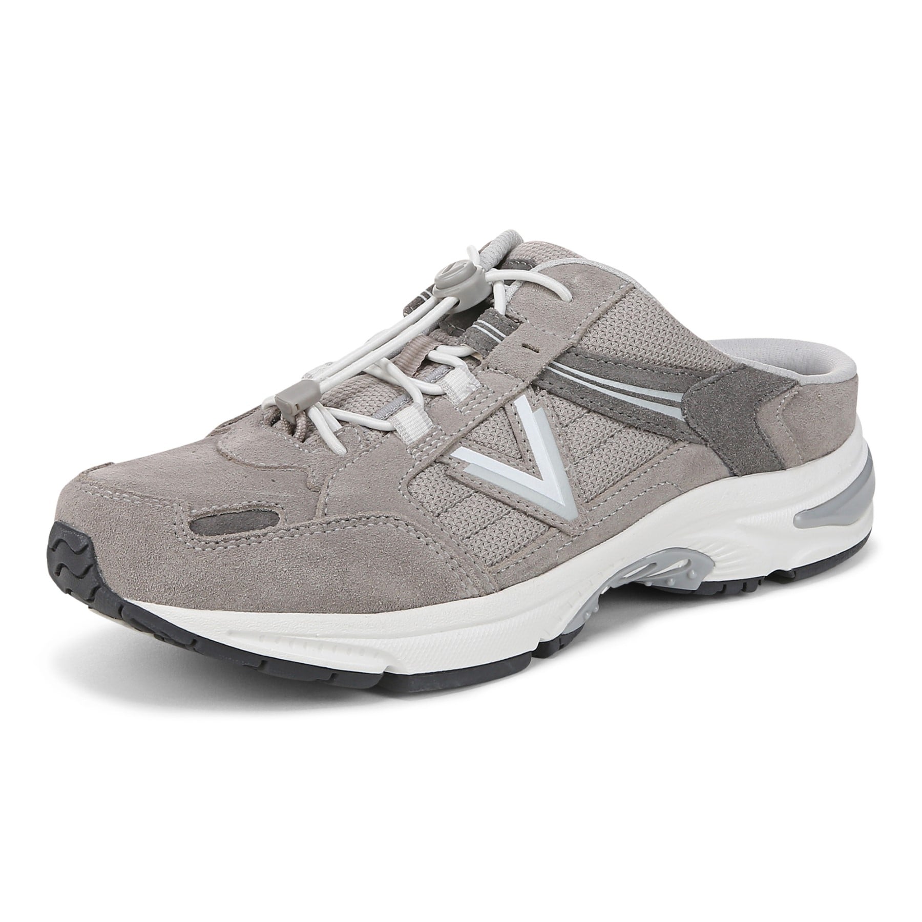 Vionic 23walk 2.0 Men's Orthotic Oxford/Lace-Up Sneaker - Paloma Grey - Left angle