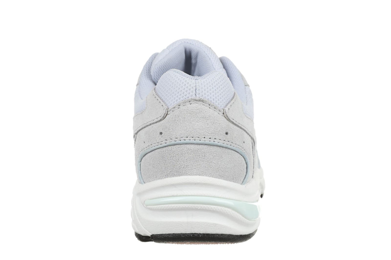 Vionic Walker Women's Plantar Fasciitis Shoe - Suede - Walker Womens Vapor / Blue Haze Back