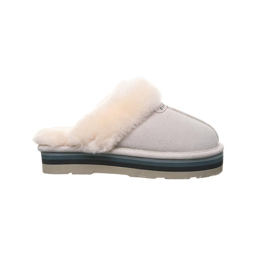 Bearpaw Retro Loki Women's Platform Slipper -  2487w Winter White alt1 zoom