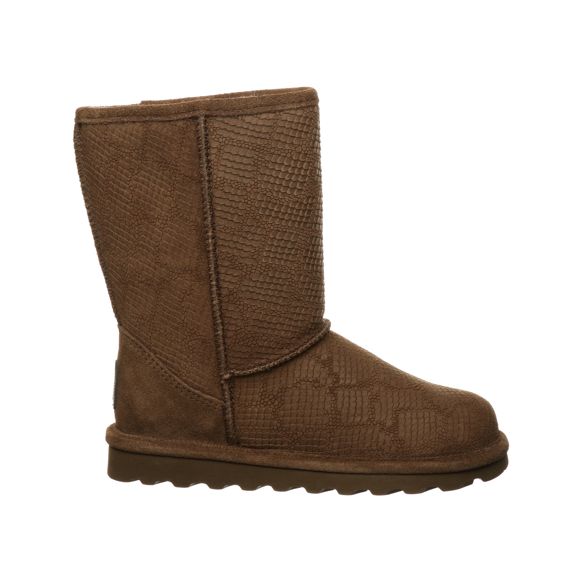 Bearpaw Elaina Women's Leather Boots - 2493W  239 - Earth - Side View