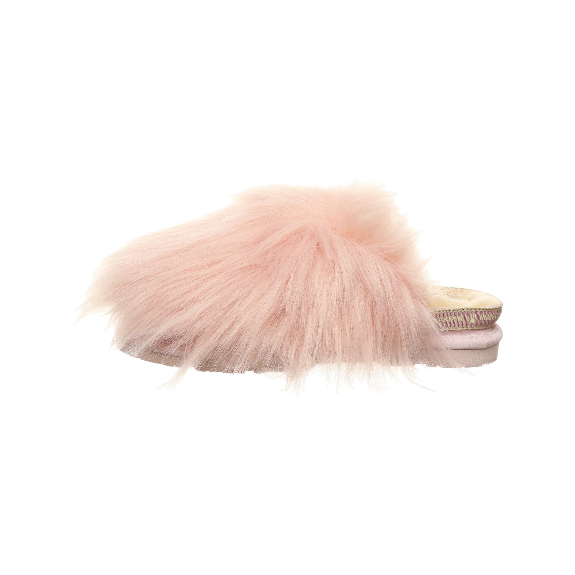 Bearpaw Elsie Women's Knitted Textile Slippers - 2499W  635 - Pale Pink - Side View