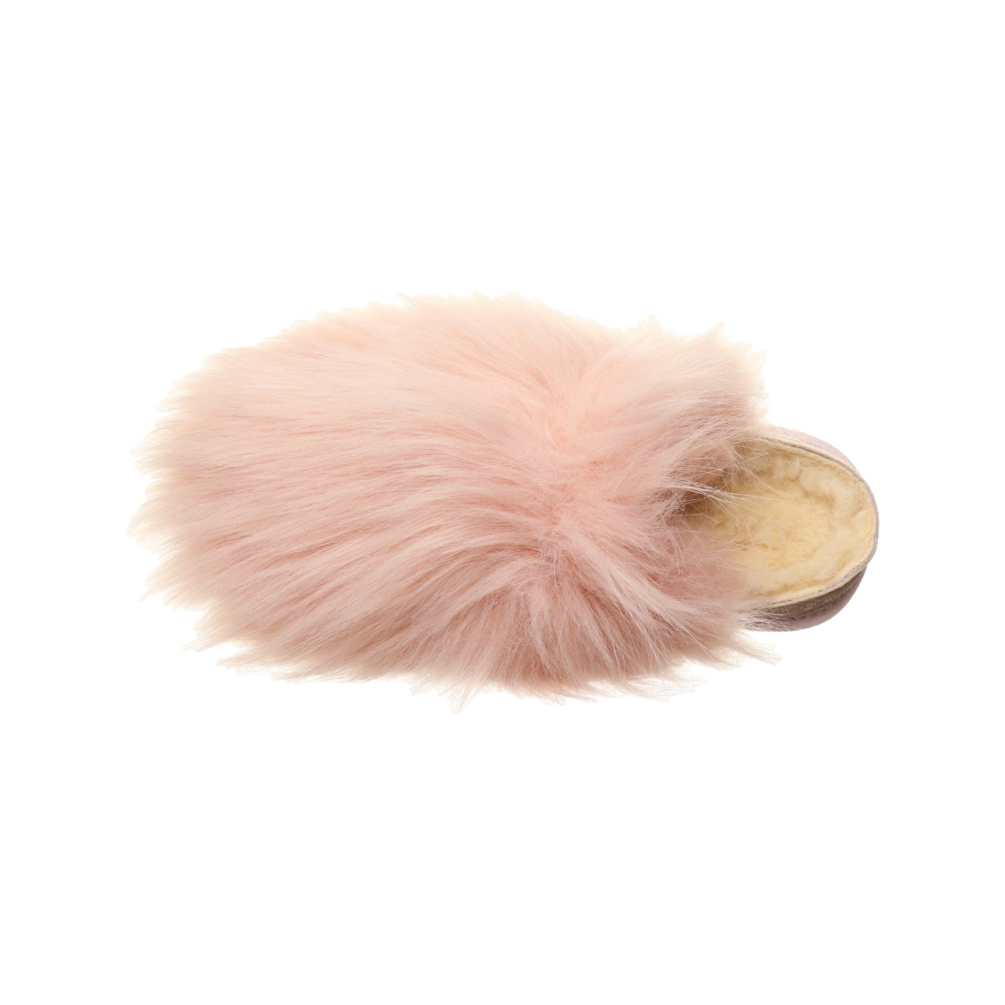 Bearpaw Elsie Women's Knitted Textile Slippers - 2499W  635 - Pale Pink - Top View
