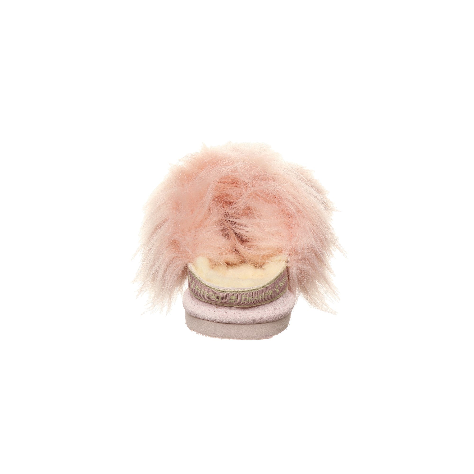Bearpaw Elsie Women's Knitted Textile Slippers - 2499W  635 - Pale Pink - Back View