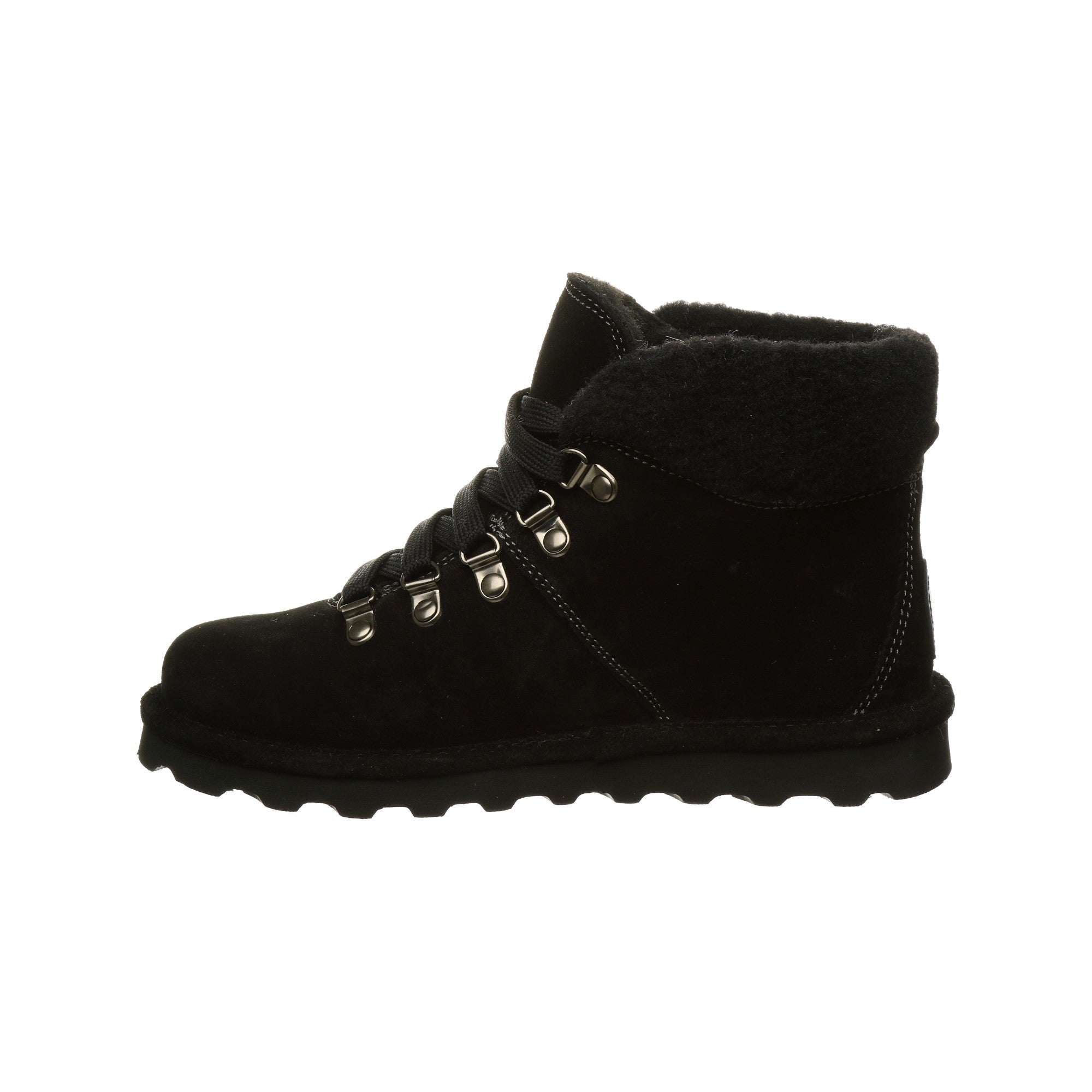 Bearpaw Marta Women's Leather Boots - 2504W  011 - Black - Side View