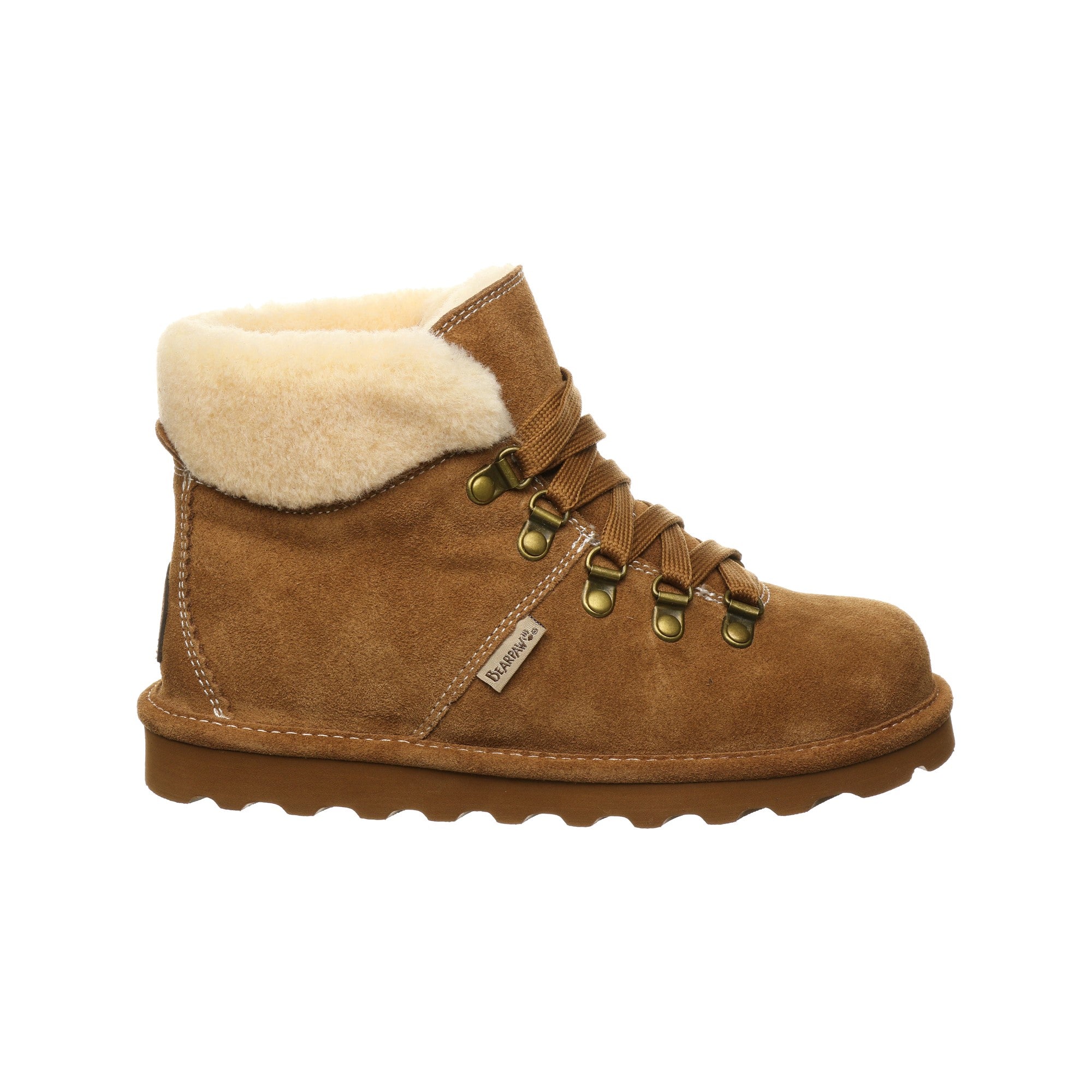 Bearpaw Marta Women's Leather Boots - 2504W  220 - Hickory - Side View