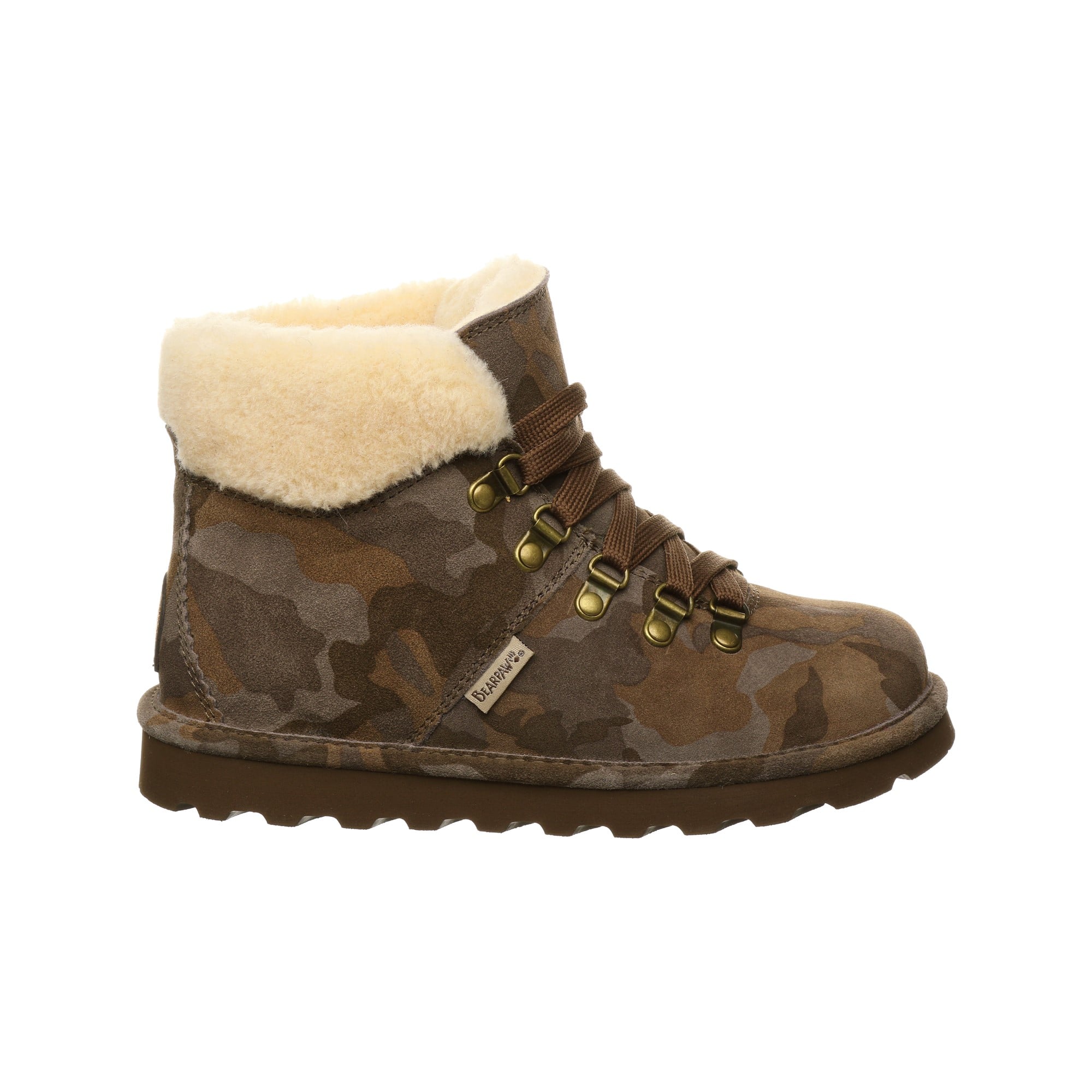 Bearpaw Marta Women's Leather Boots - 2504W  242 - Earth Camo - Side View