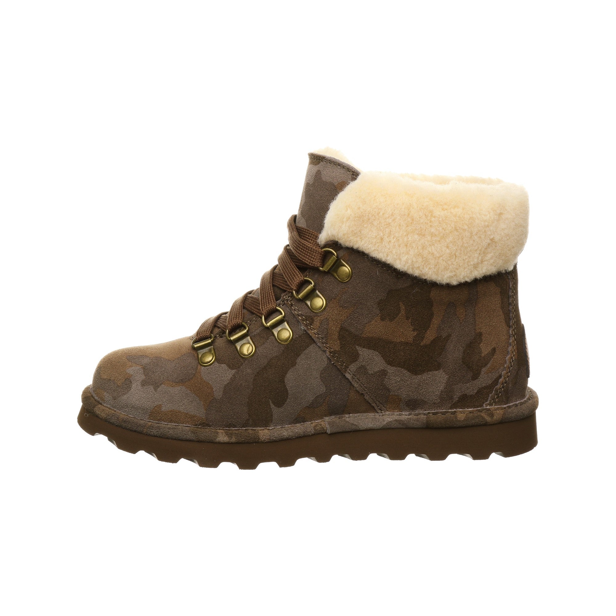 Bearpaw Marta Women's Leather Boots - 2504W  242 - Earth Camo - Side View