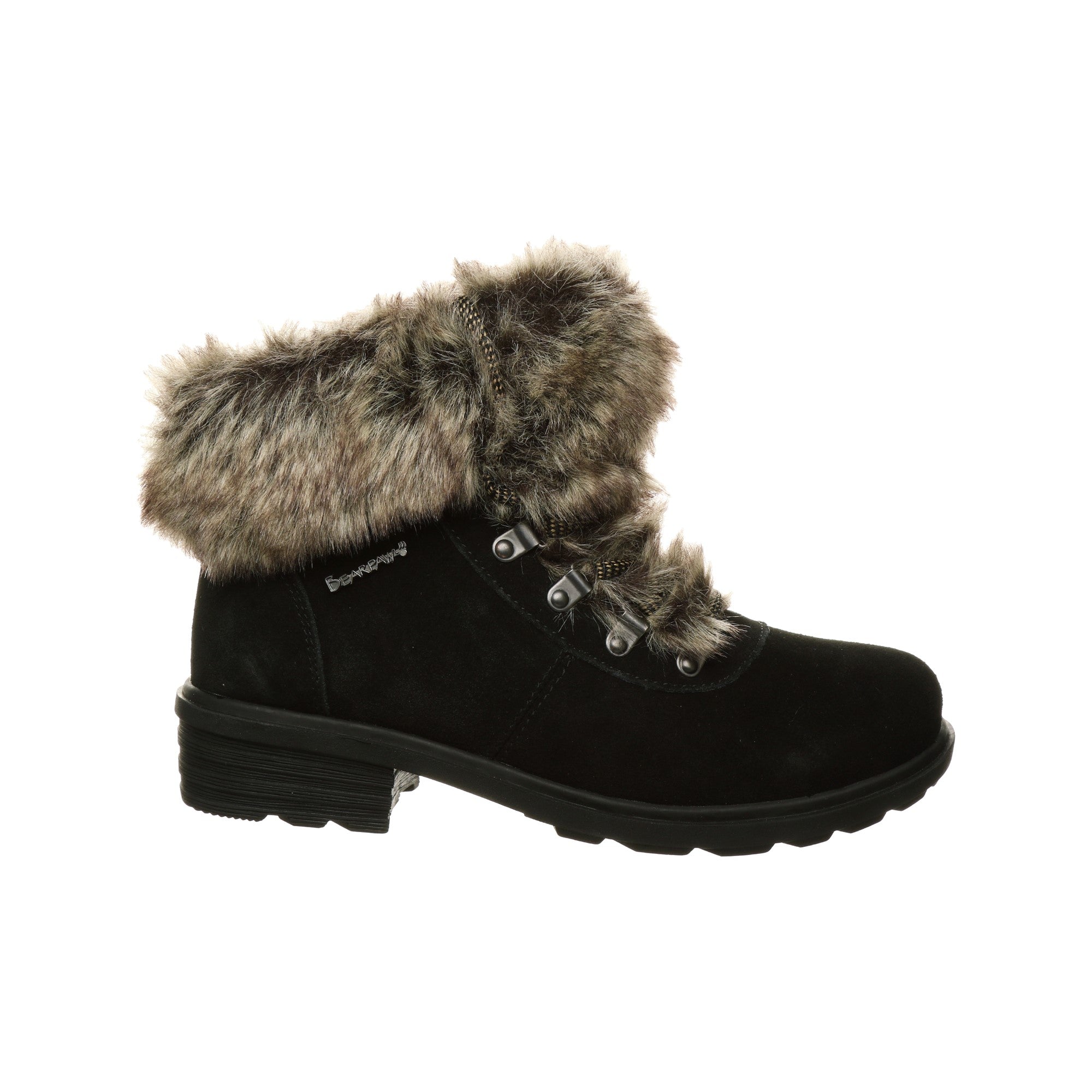Bearpaw Serenity Women's Leather Boots - 2512W  011 - Black - Side View