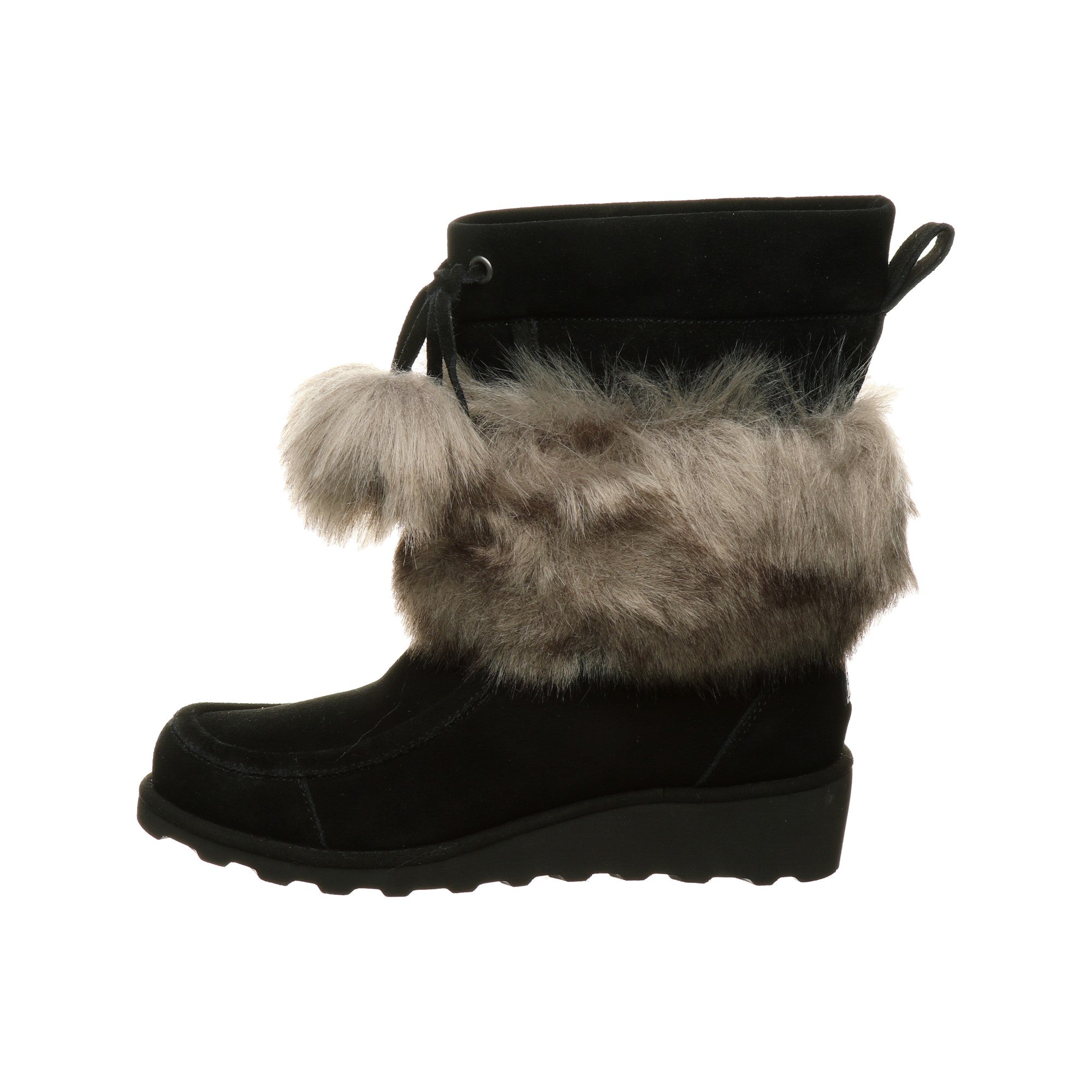 Bearpaw Arden Women's Leather Boots - 2535W  011 - Black - Side View