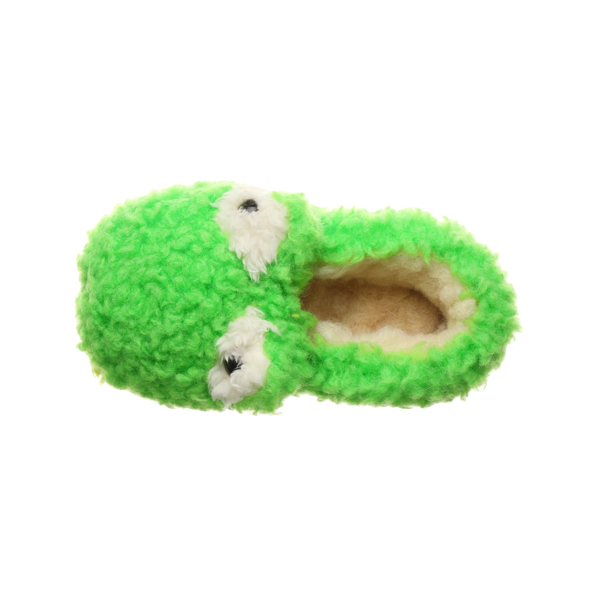 Bearpaw Lil Critters Toddler Rubber/plastic Slippers - 2549T  450 - Green - Top View