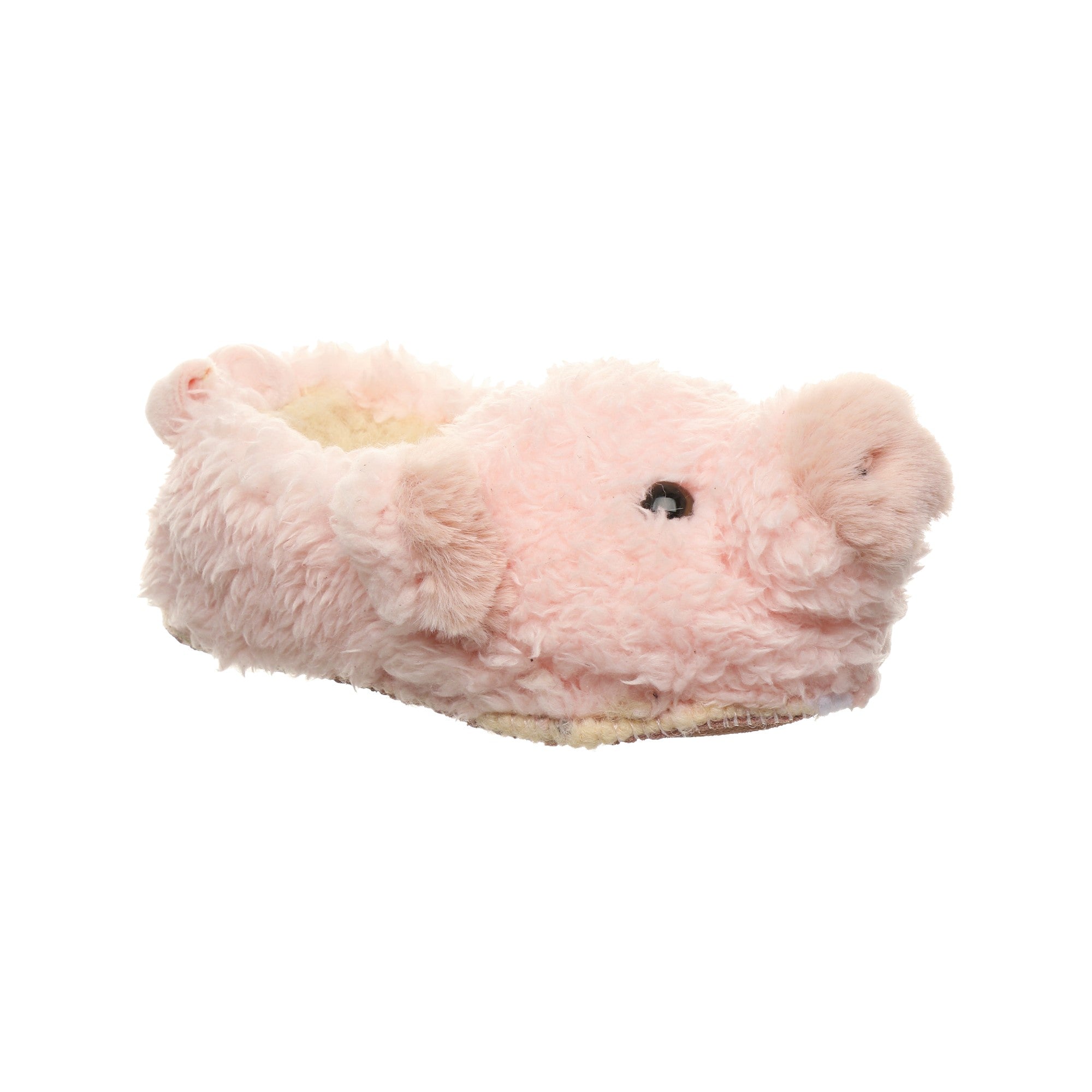 Bearpaw Lil Critters Toddler Rubber/plastic Slippers - 2549T  652 - Pink - Profile View