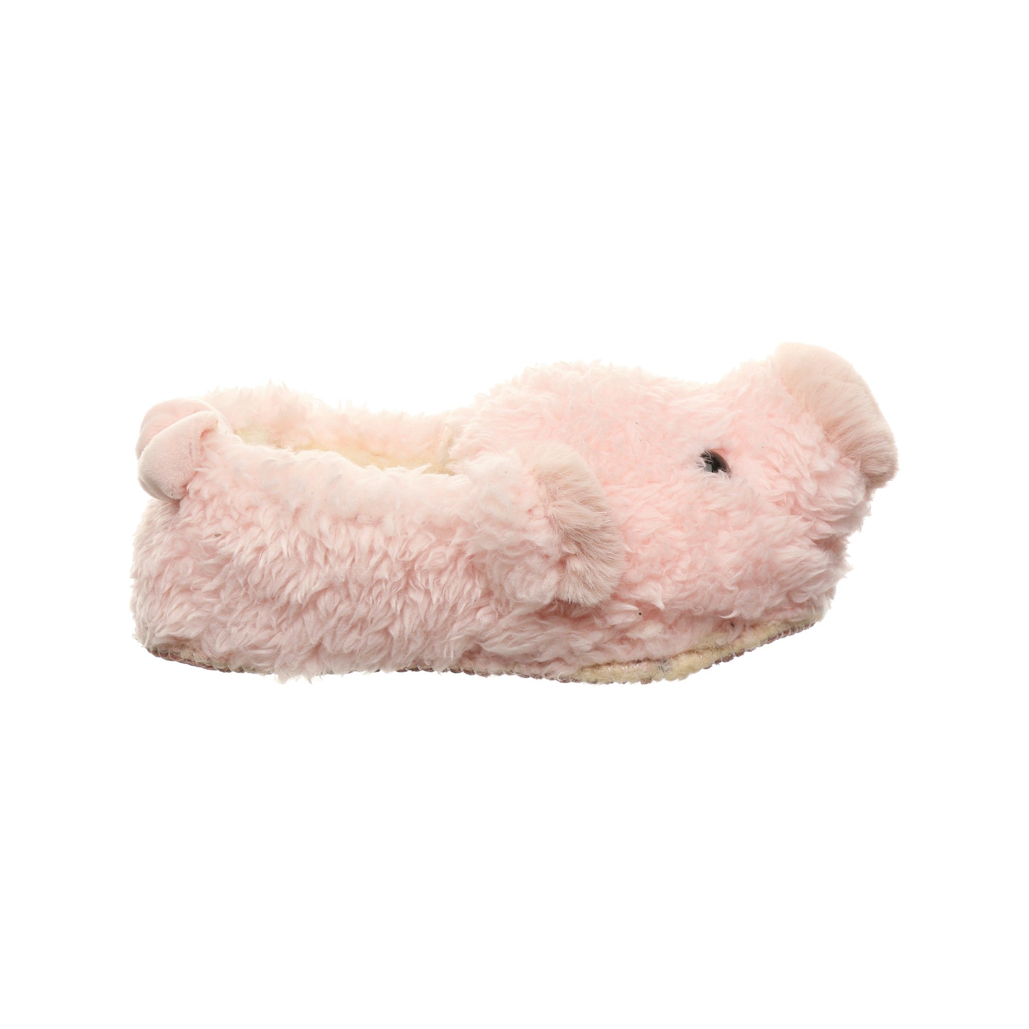 Bearpaw Lil Critters Toddler Rubber/plastic Slippers - 2549T  652 - Pink - Side View