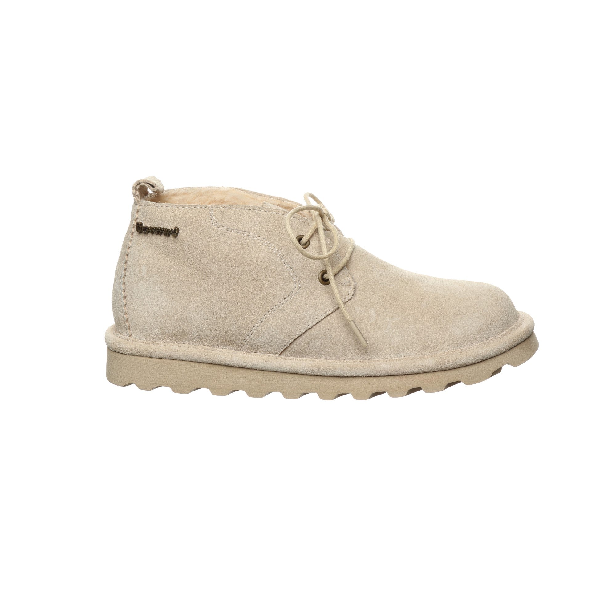 Bearpaw Skye Women's Leather Boots - 2578W  125 - Oat - Side View