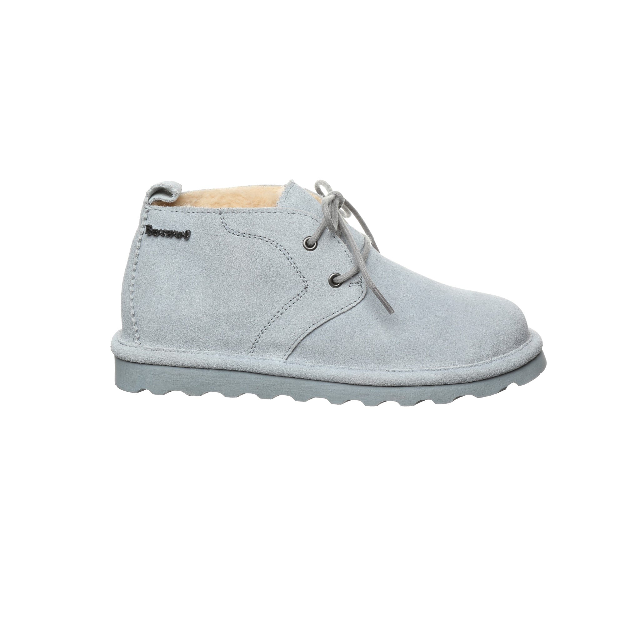 Bearpaw Skye Women's Leather Boots - 2578W  340 - Blue Fog - Side View
