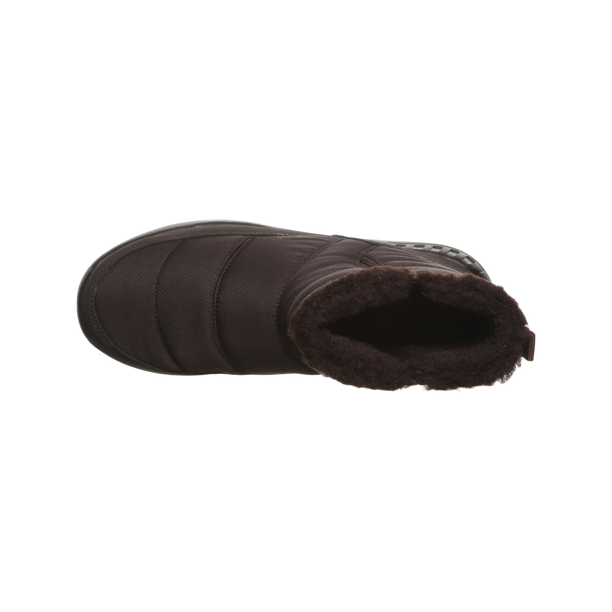 Bearpaw Puffy Boot Women's Knitted Textile Boots - 2584W  214 - Brown - Bottom View