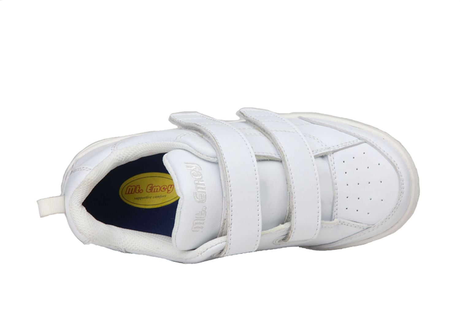Mt. Emey 2603 Children's Orthopedic Casual Strap Shoes - White