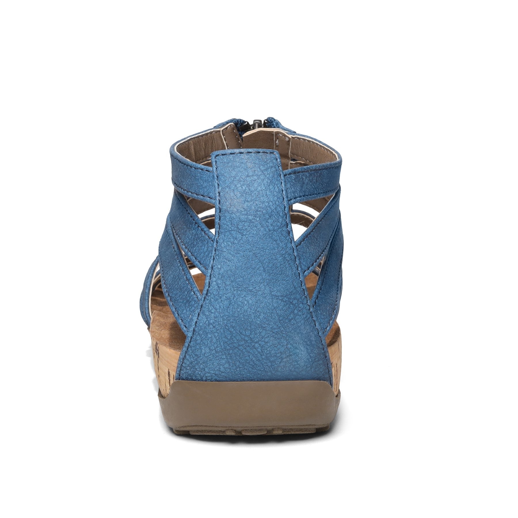 Bearpaw Layla II Women's Strappy Sandals - 2669W - 6 Back Blue