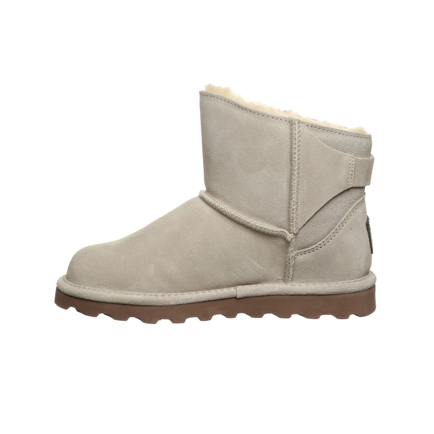 Bearpaw Betty Women's Leather Boots - 2713W  555 - Winter White Caviar - Side View
