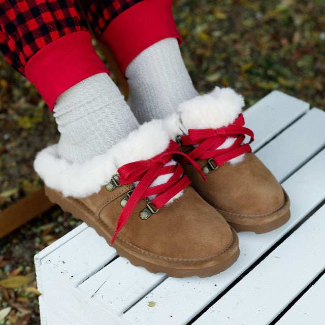 Bearpaw Cedar Slipper Clog - Women's 2979W  220 Cedarhickory Ls1  - Hickory - Lifestyle