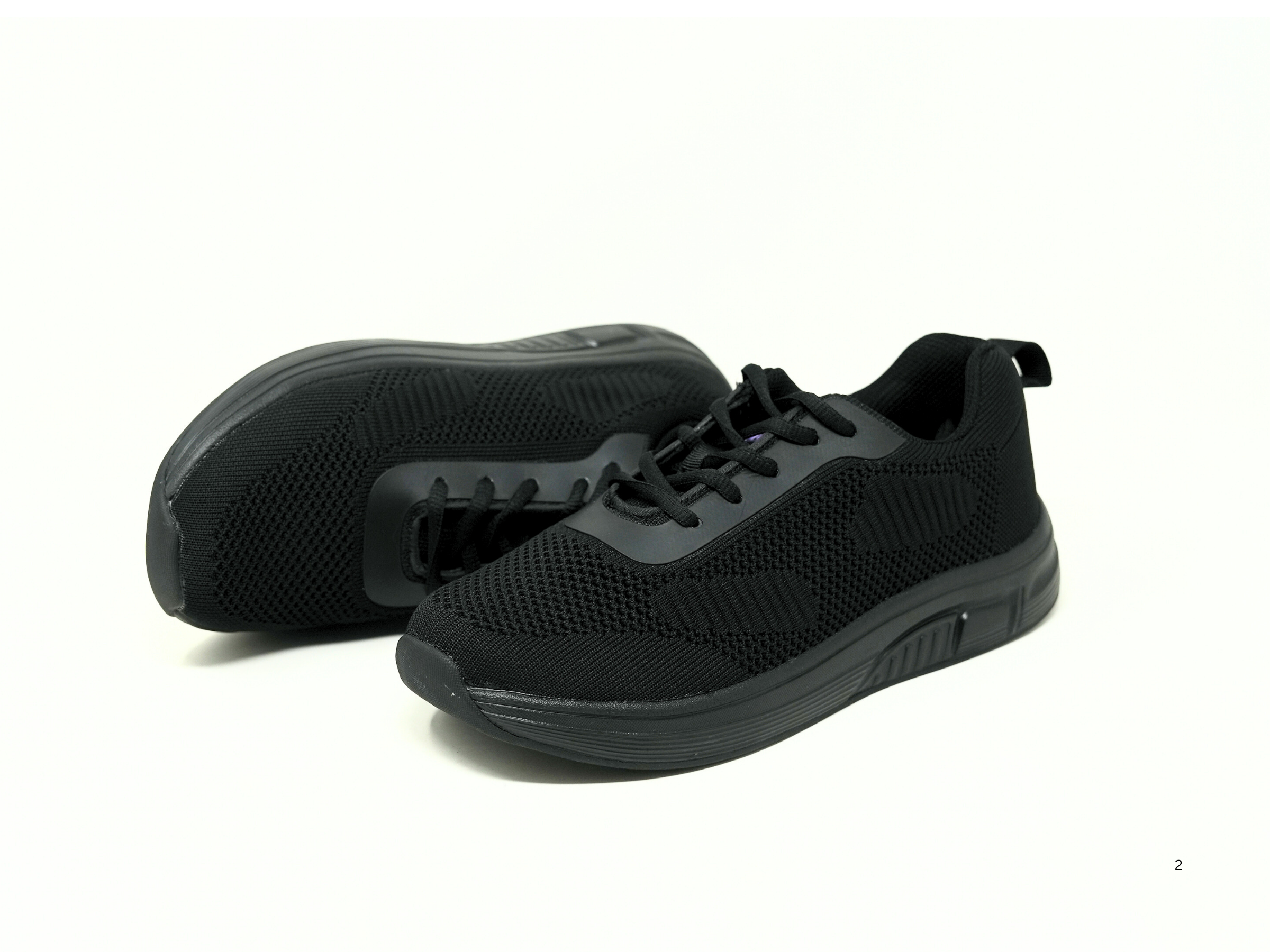 FITec 9328 - Lady's Added-Depth Extreme-Light Knitted Walking Shoe - Black