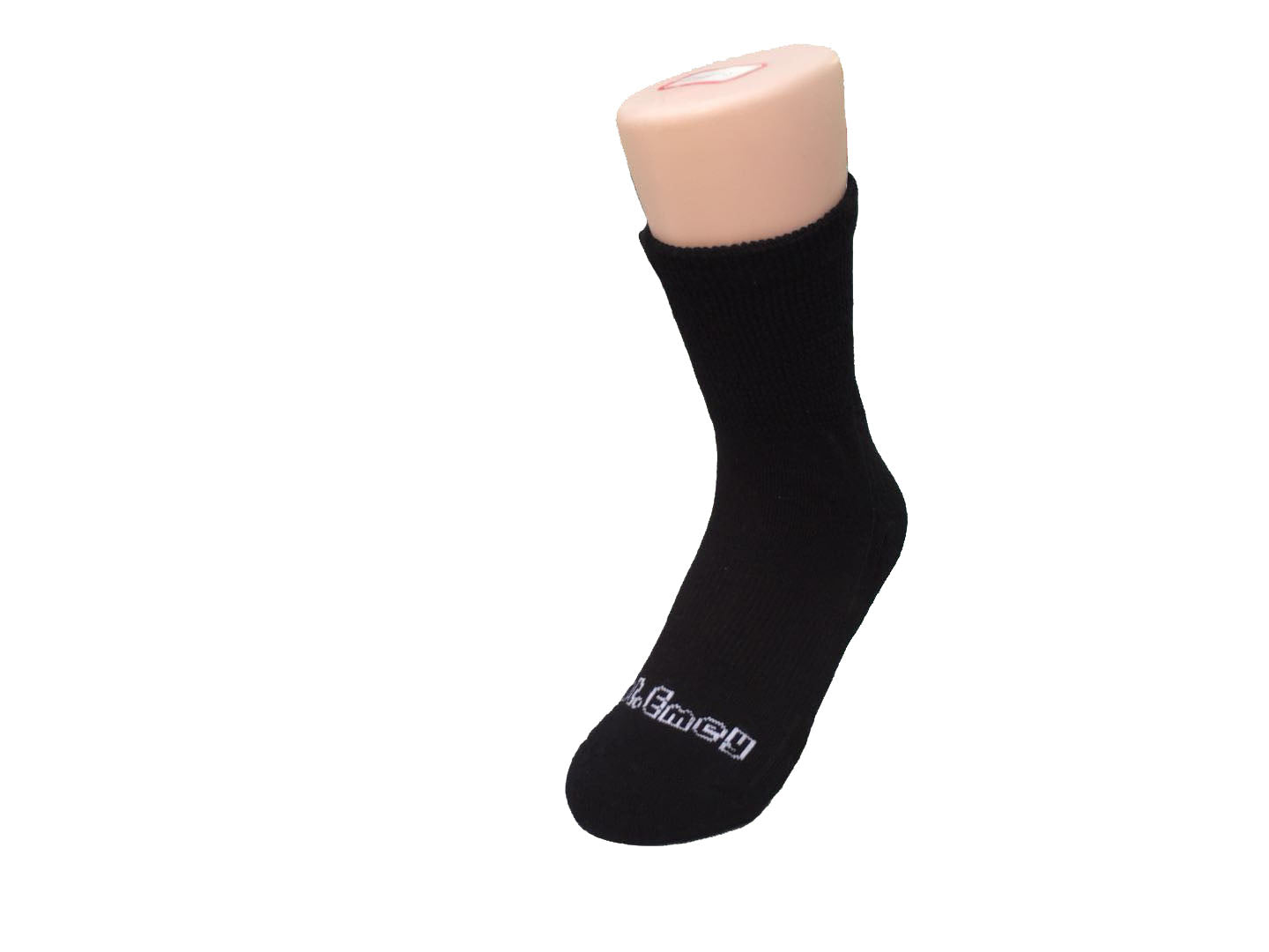 Mt. Emey Diabetic Socks - Black - Mini-Crew - manufacturer photo 2 (six-pair offer)