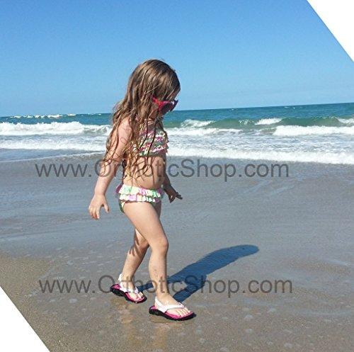 Olukai Kulapa Kai - Girl's Flip Flops - Mint/Sour Tart