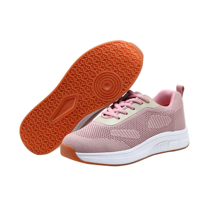 FITec 9329 - Lady's Added-Depth Extreme-Light Knitted Walking Shoe - Pink