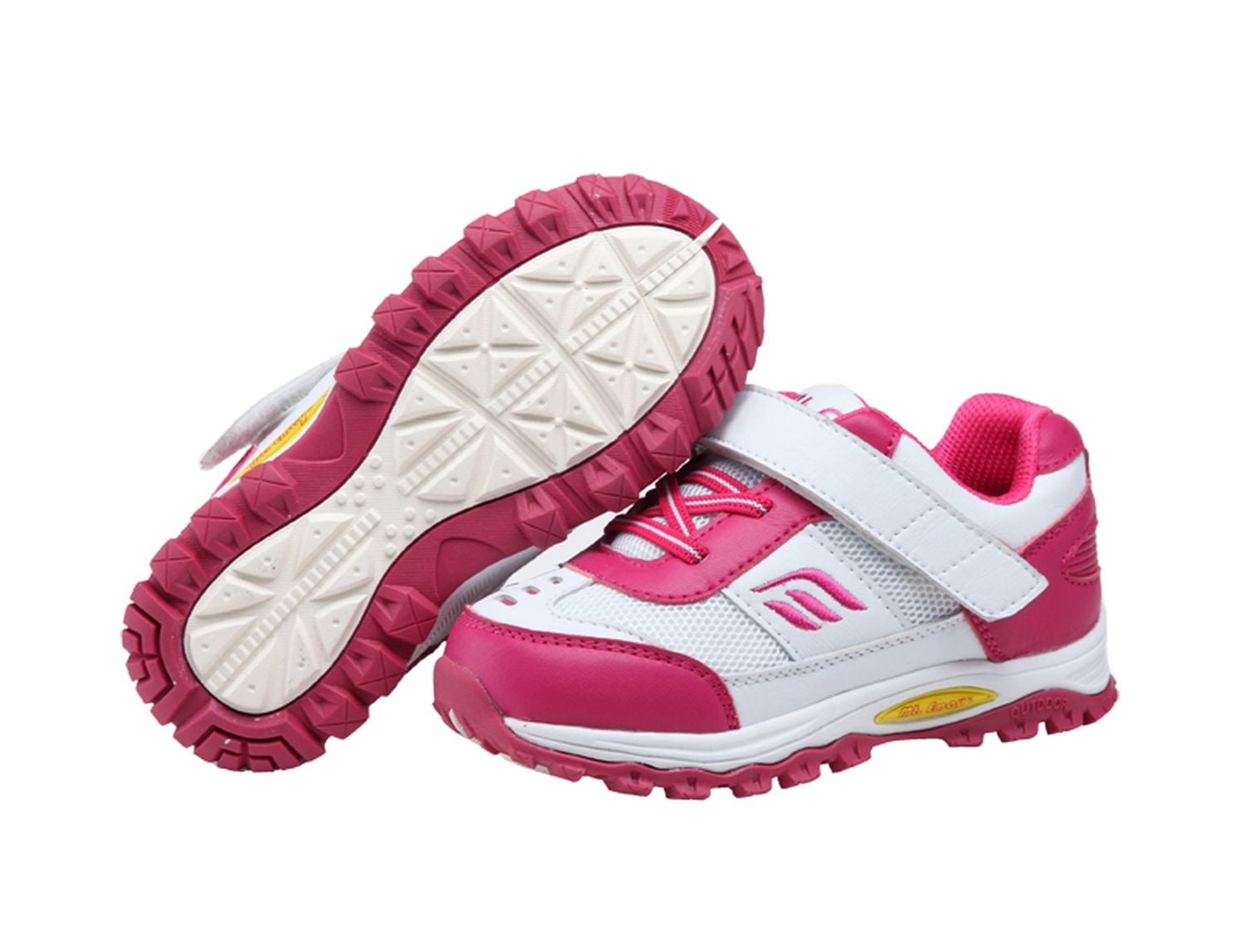 Mt. Emey Children's Orthopedic Shoes 3301 by Apis - Rosy Red/White Pair