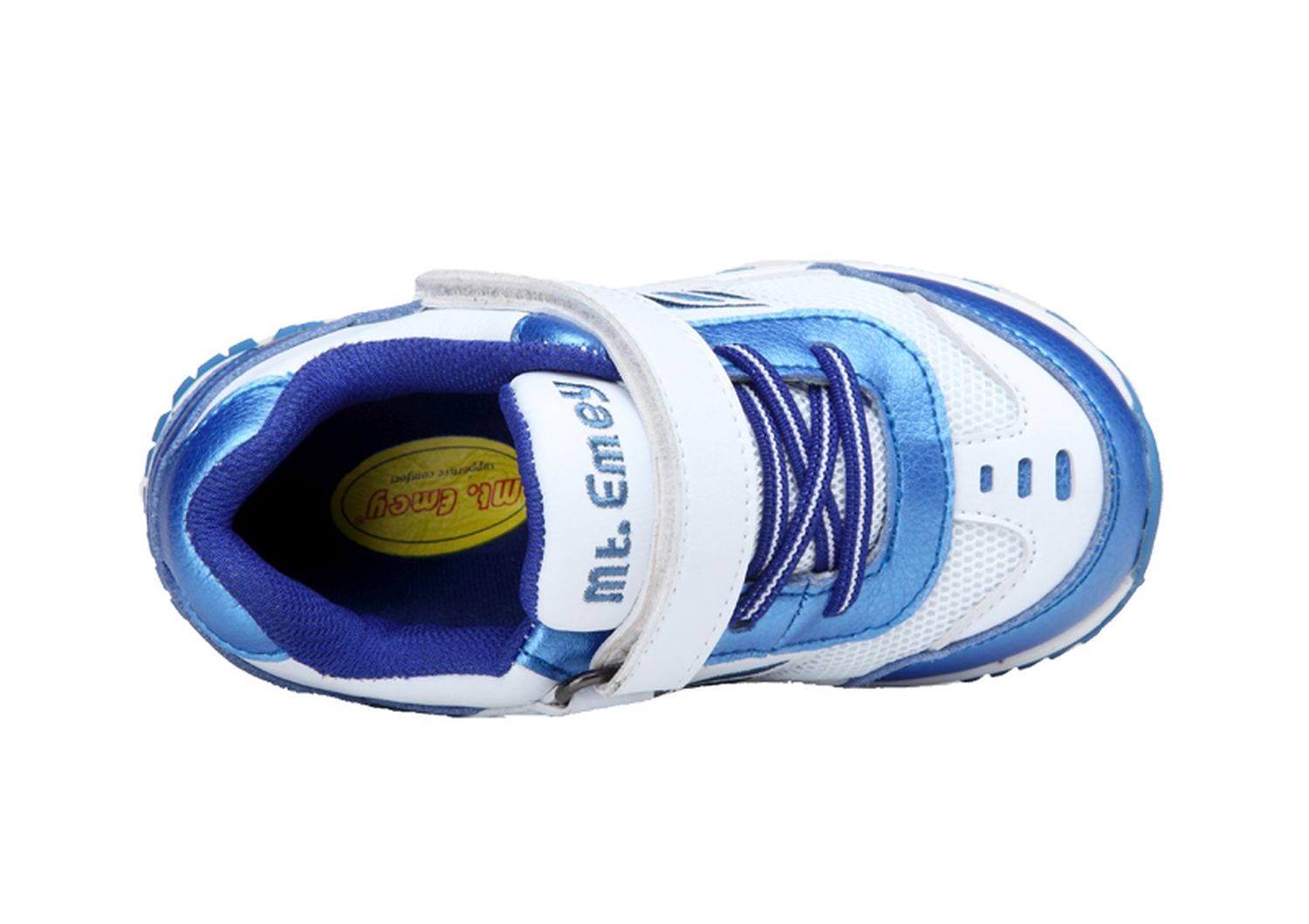 Mt. Emey Children's Orthopedic Shoes 3301 by Apis - Navy/White Pair / Top