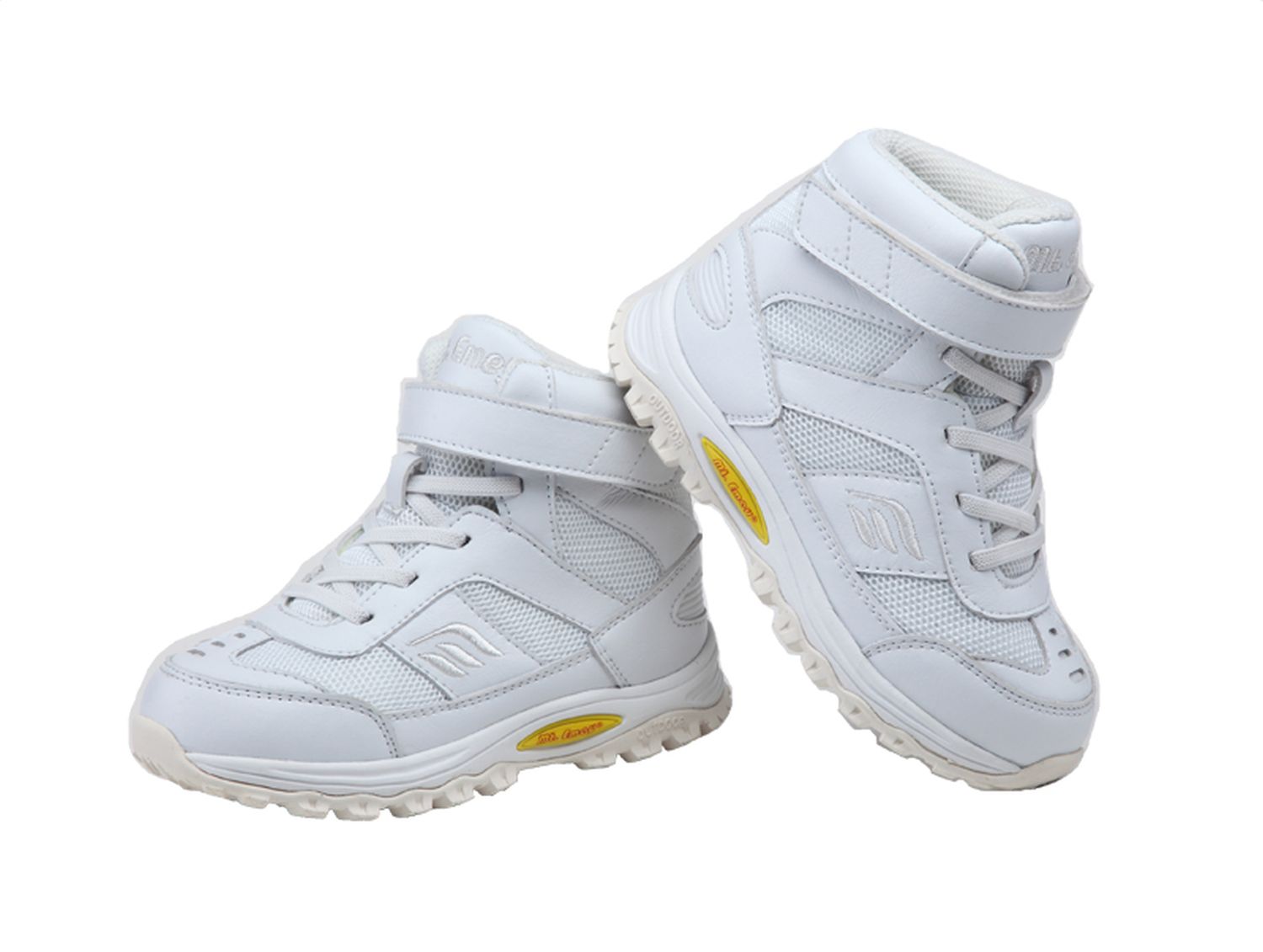 Mt. Emey Children's Orthopedic Boots 3305 by Apis - White Pair / Bottom