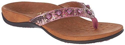 Vionic Floriana Women's Thong Sandals - Pink Snake