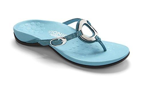 Vionic Karina Women's Toe-post Supportive Sandal - Bronze