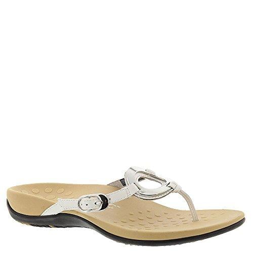 Vionic Karina Women's Toe-post Supportive Sandal - White