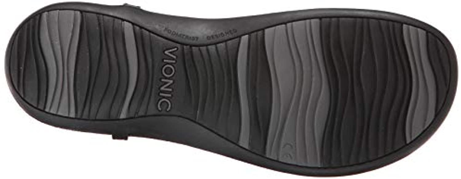 Vionic Lizbeth Women's T-strap Orthotic Sandal - Black