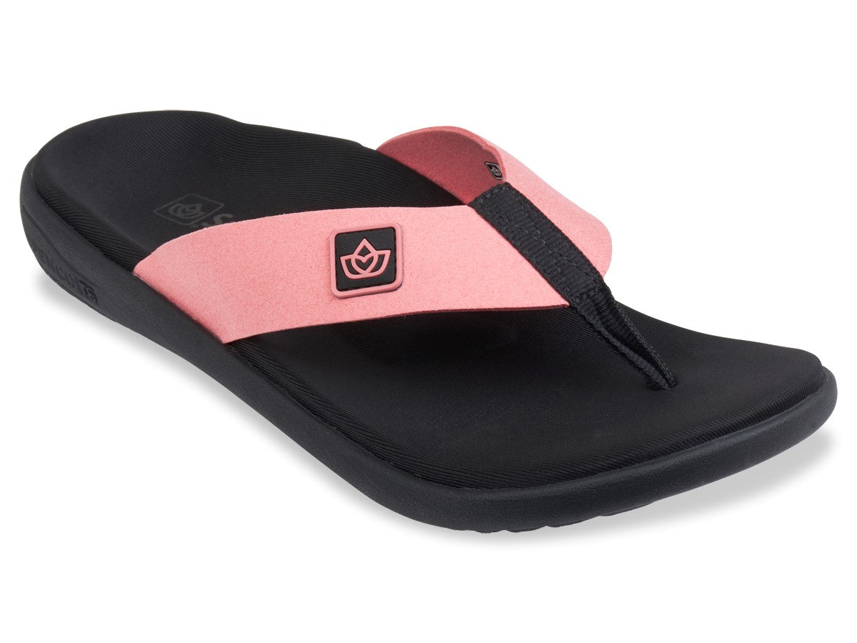Spenco Pure Women's Recovery Sandal - Salmon - Profile