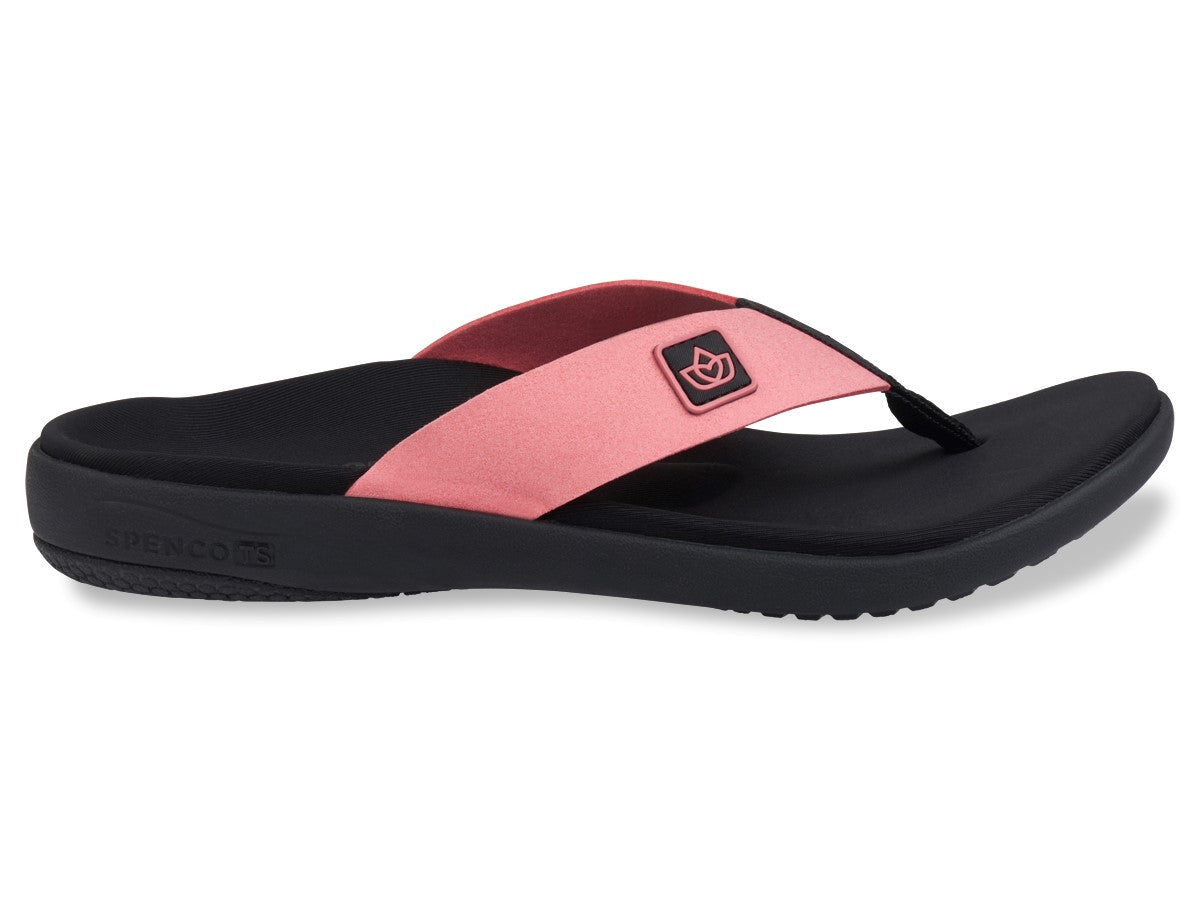 Spenco Pure Women's Recovery Sandal - Salmon - Side