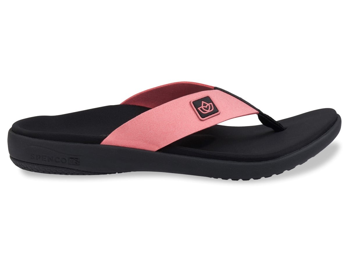 Spenco Pure Women's Recovery Sandal - Salmon - Side