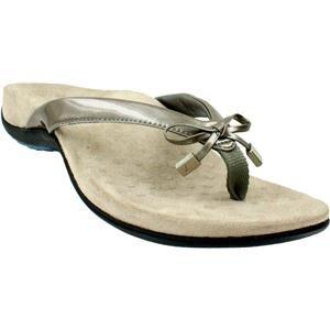 Vionic Bella - Women's Orthotic Thong Sandals - Pewter