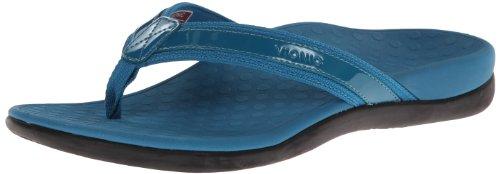 Vionic Tide II - Women's Leather Orthotic Sandals - Orthaheel - Turquoise