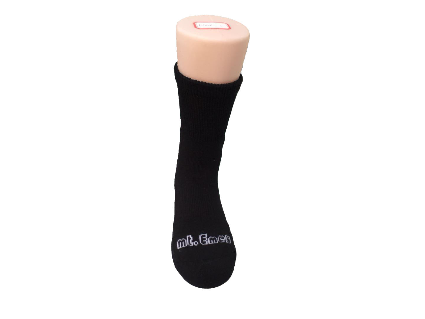 Mt. Emey Diabetic Socks - Black - Mini-Crew - manufacturer photo 1 (six-pair offer)