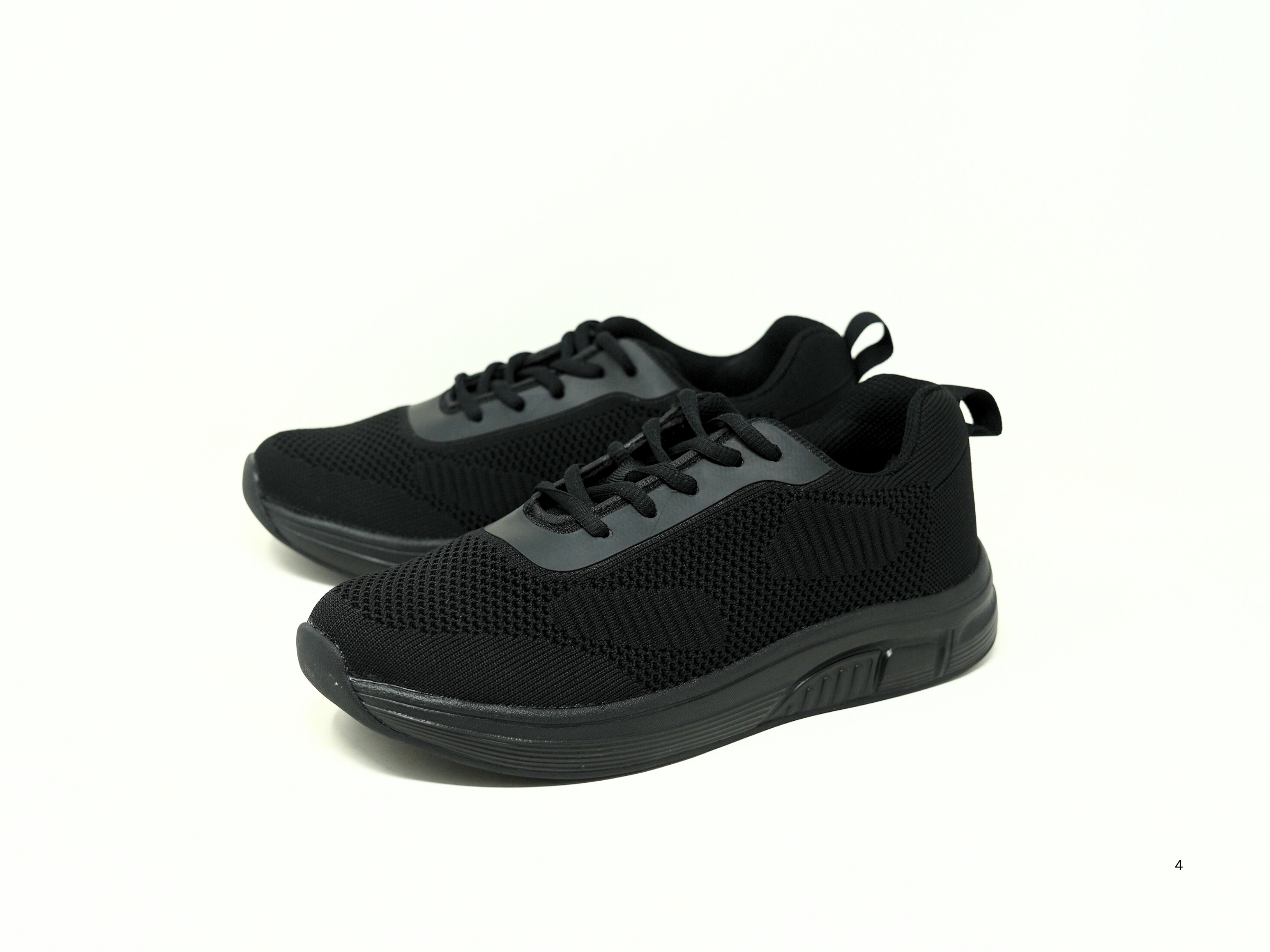 FITec 9328 - Lady's Added-Depth Extreme-Light Knitted Walking Shoe - Black