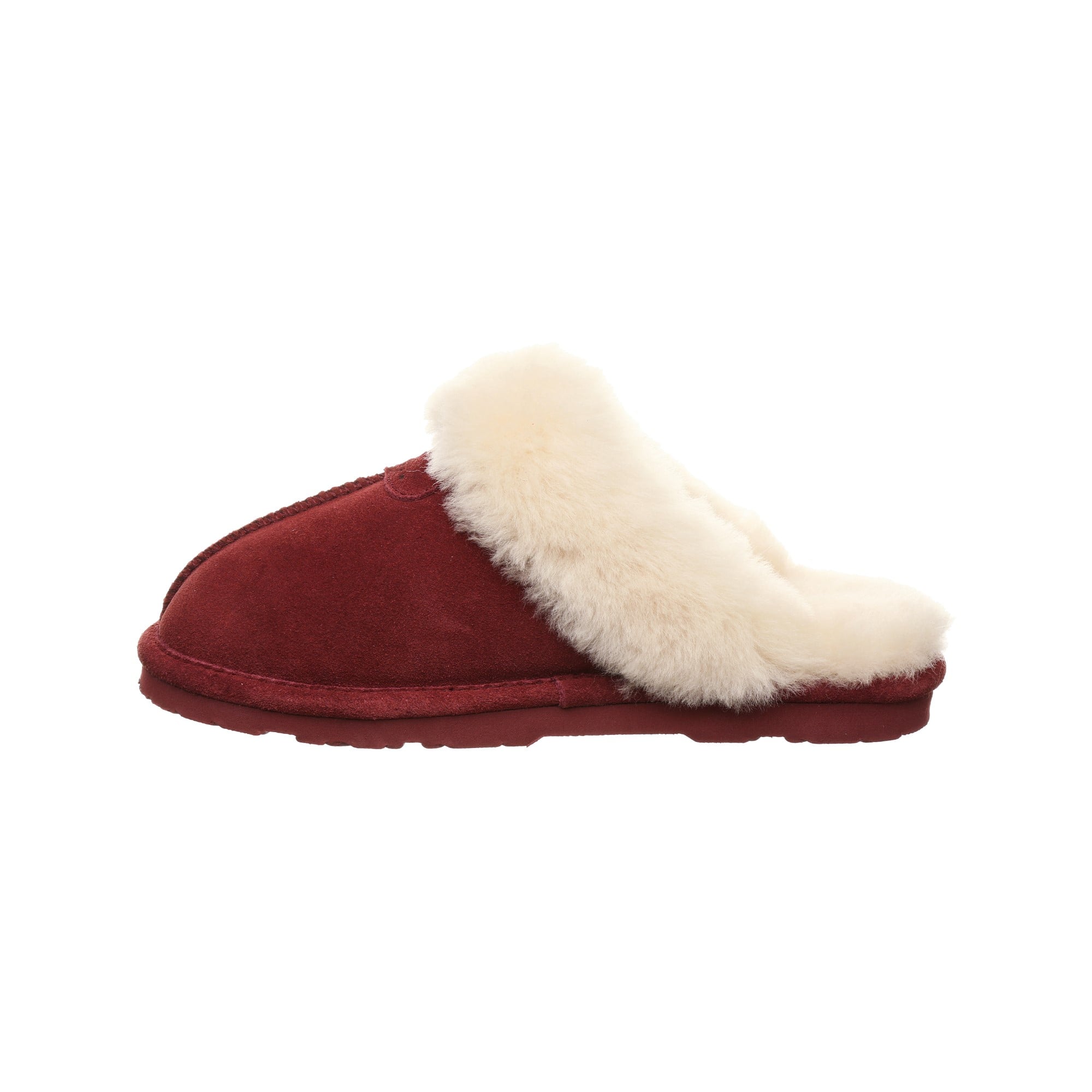 Bearpaw Loki II 2 - Women's Sheepskin Slippers  624 - Beet - Side View