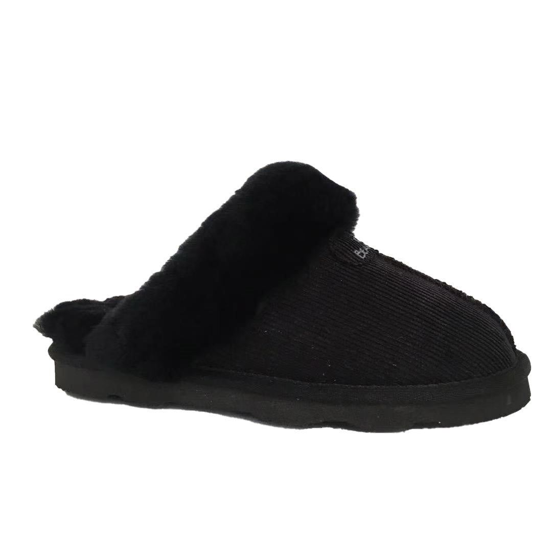 Bearpaw Loki Ii Women's Indoor/outdoor Slippers in Black Corduroy