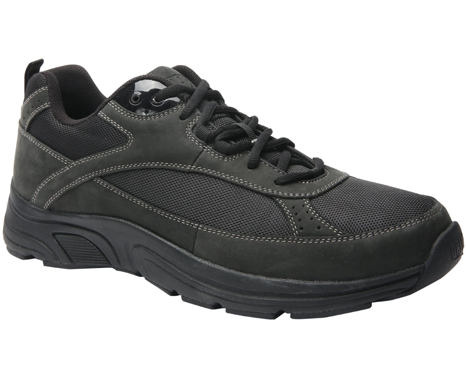 Drew Aaron - Men's Athletic Lace Oxford Shoe - Black Combo