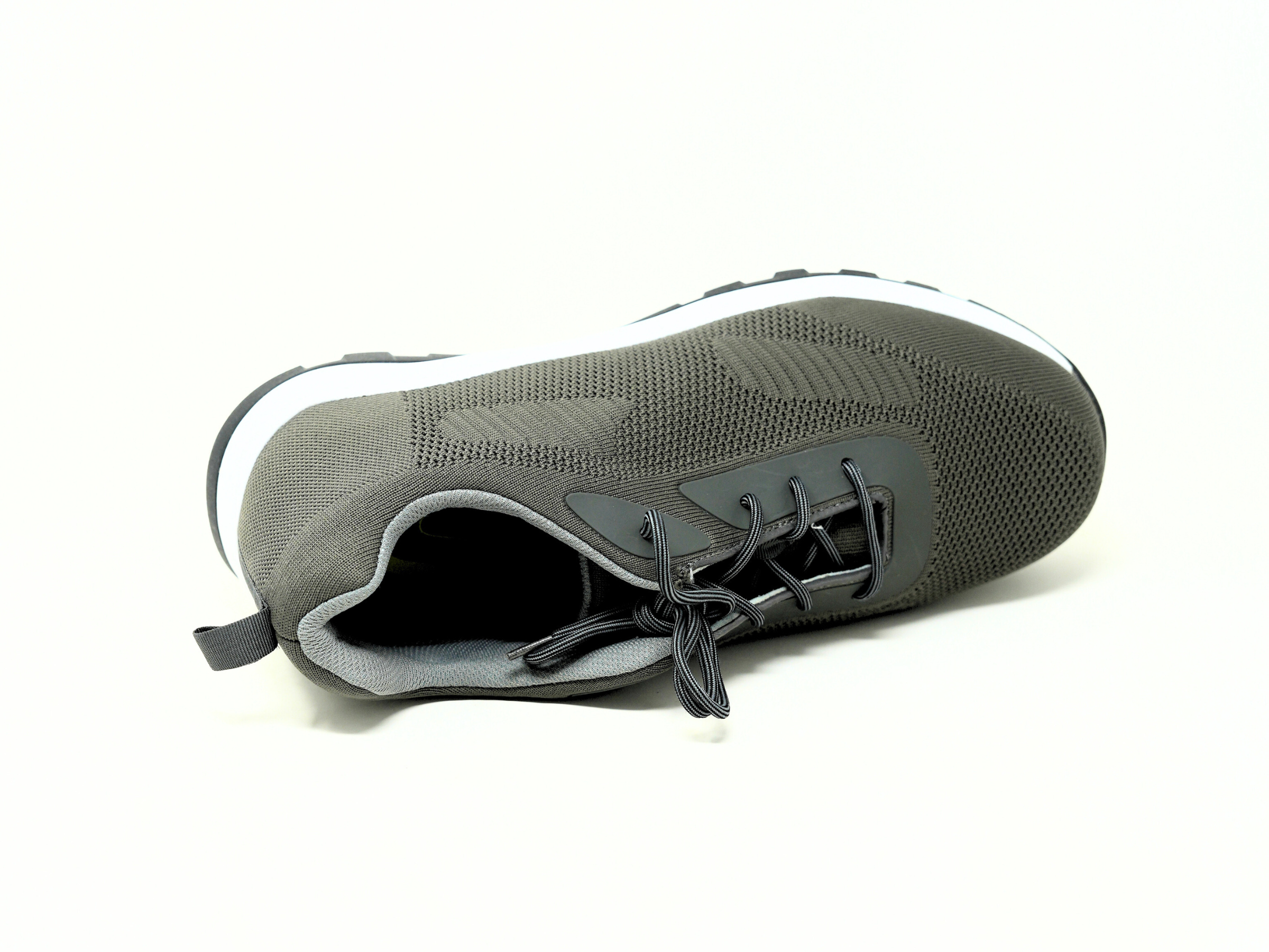 FITec 9735-5L - Men's Laces Walking Shoes with Slip Resistant Soles - Gray